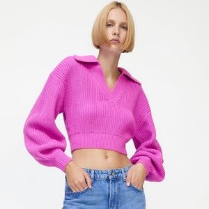 Zara Balloon Sleeve Knit Sweater